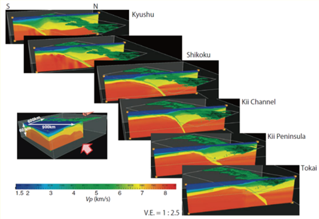 南海トラフの３次元地震発生帯構造モデル